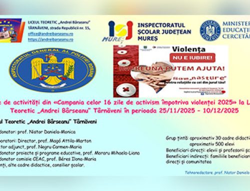 Campania celor 16 zile de activism împotriva violenței 2025