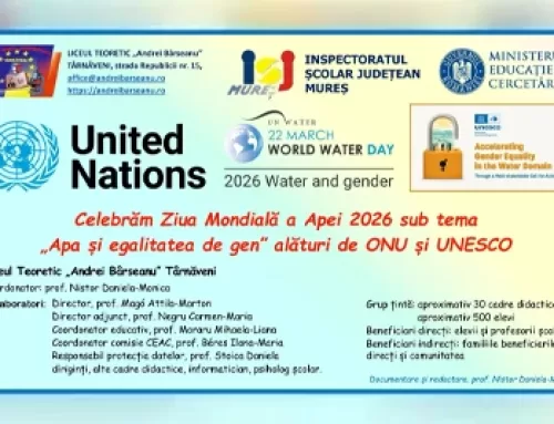 Ziua Mondială a Apei/ World Water Day 2026