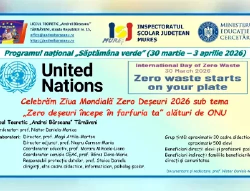 Ziua Internațională Zero Deșeuri/ International Day of Zero Waste 2026